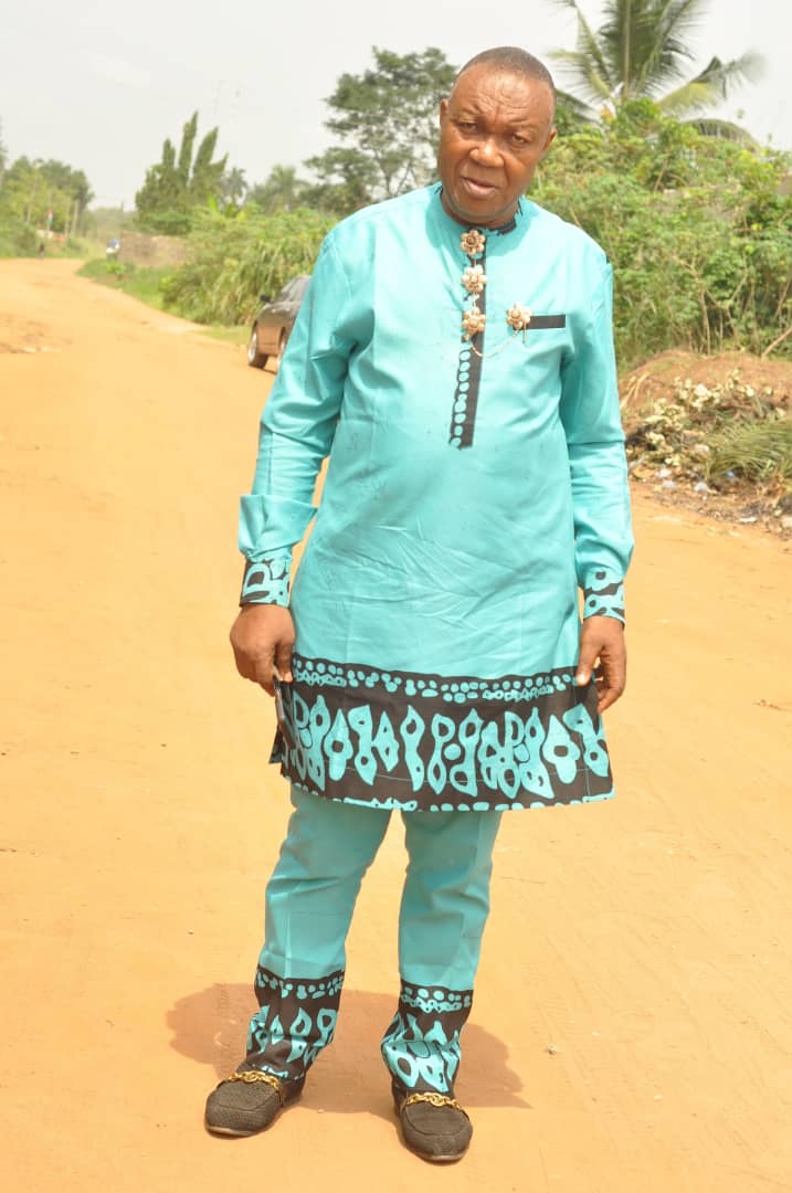 In traditional attire