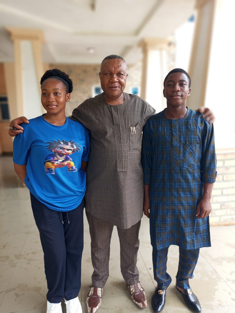 With family