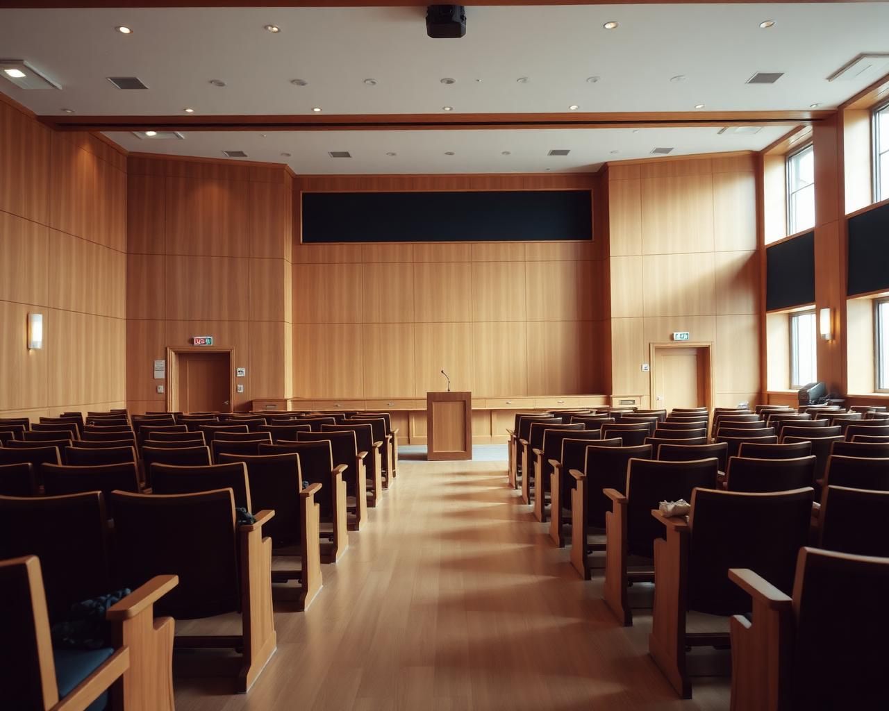 University lecture hall